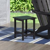 Black Accent Outdoor Tables With Regard To Famous Wayfair (View 12 of 15)