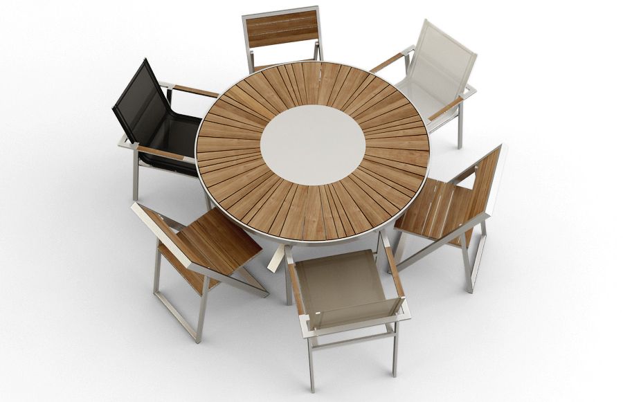 Bogart Dining Table In Latest Modern Round Outdoor Tables (View 12 of 15)