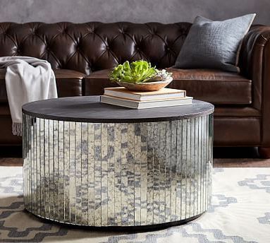 Coffee Table, Mirrored  Coffee Tables, Coffee Table Pottery Barn (View 6 of 15)