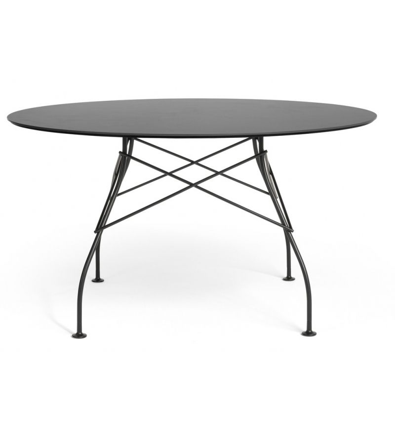 Current Glossy Outdoor Table Kartell – Milia Shop Regarding Mirrored Outdoor Tables (View 14 of 15)
