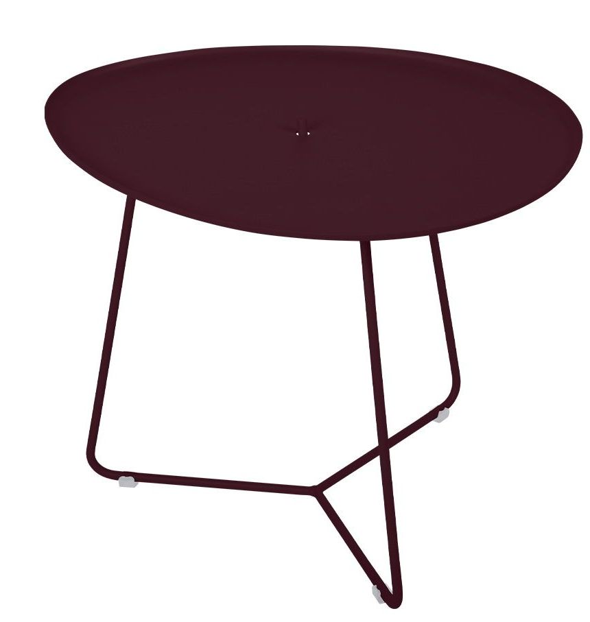 Dark Cherry Outdoor Tables Pertaining To Most Popular Cocotte Small Outdoor Table Fermob Black Cherry (View 2 of 15)
