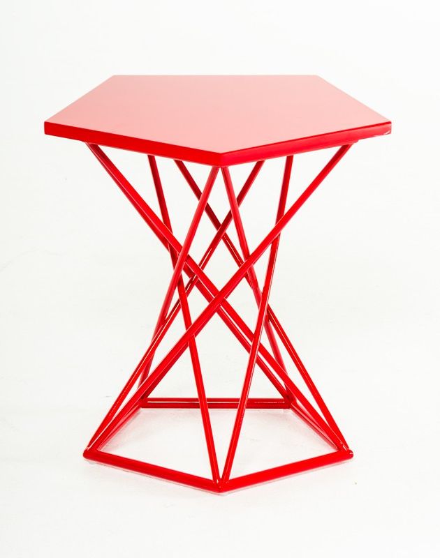 Demi Geometric Side Table (View 3 of 15)