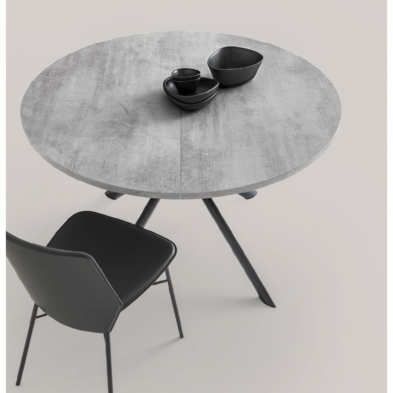 Famous Table Giove Ronde Ou Ovale Mélaminé With Regard To Melamine Outdoor Tables (View 8 of 15)