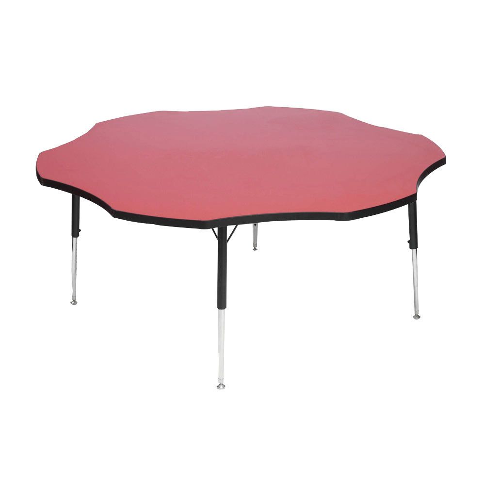 Fashionable Flower Shape Table – Height Adjustable Tables – Classroom Tables – Furniture  And Storage – Education – The Consortium Worldwide With Regard To Shape Adjustable Outdoor Tables (View 15 of 15)