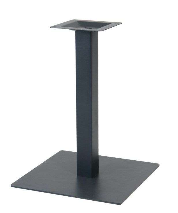 Flat Steel Commercial Outdoor Table Base (in Stock) – Bistro Tables & Bases With Favorite Metal Base Outdoor Tables (View 1 of 15)