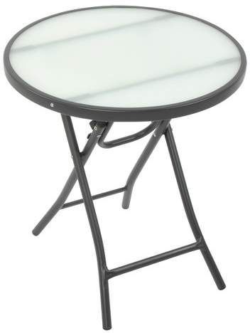 Folding Accent Outdoor Tables In Most Recently Released Threshold Glass Folding Patio Accent Table (View 2 of 15)
