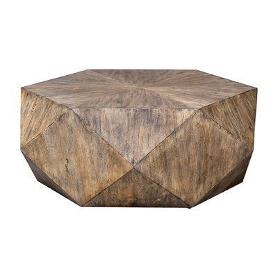 Geometric Coffee Table, Solid  Coffee Table, Drum Coffee Table (View 6 of 15)