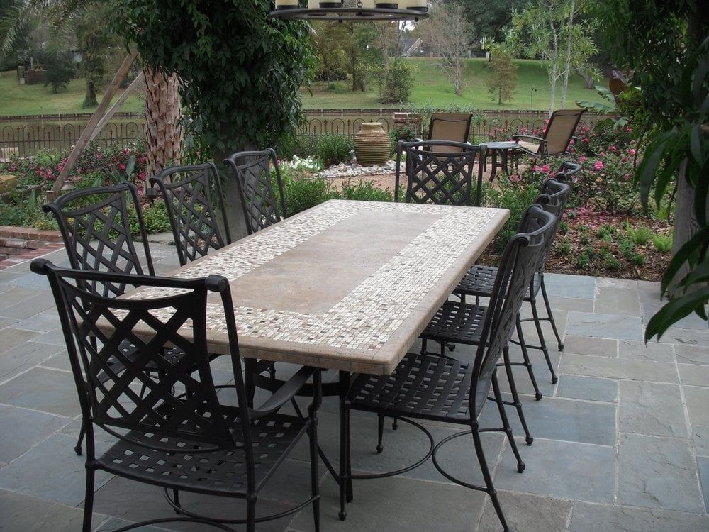 Granite Patio Tables – Ideas On Foter Pertaining To Well Known Stone Top Outdoor Tables (View 2 of 15)