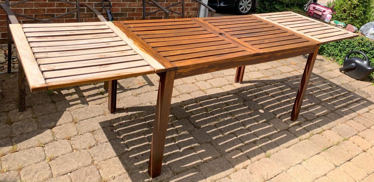 [%how To Refinish Outdoor Wood Furniture In 2 Easy Steps [2021 Update!] |  Refashionista In 2019 Natural Stained Wood Outdoor Tables|natural Stained Wood Outdoor Tables Within Latest How To Refinish Outdoor Wood Furniture In 2 Easy Steps [2021 Update!] |  Refashionista|most Recently Released Natural Stained Wood Outdoor Tables Regarding How To Refinish Outdoor Wood Furniture In 2 Easy Steps [2021 Update!] |  Refashionista|well Liked How To Refinish Outdoor Wood Furniture In 2 Easy Steps [2021 Update!] |  Refashionista With Natural Stained Wood Outdoor Tables%] (View 2 of 15)