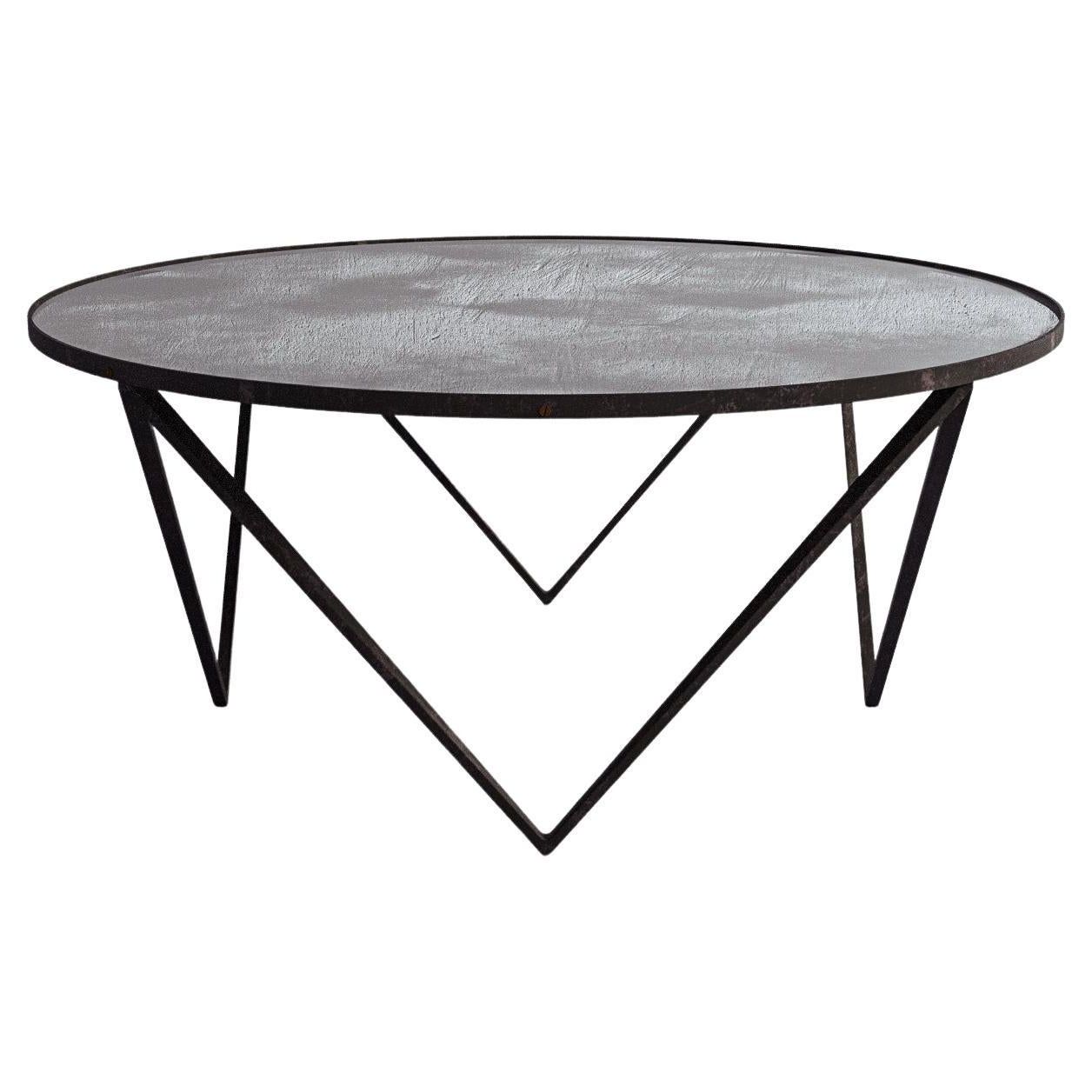Latest Audin" Architectural, Antique Mirrored Cocktail Tablechristiane Lemieux  For Sale At 1stdibs In Antique Mirrored Outdoor Tables (View 1 of 15)