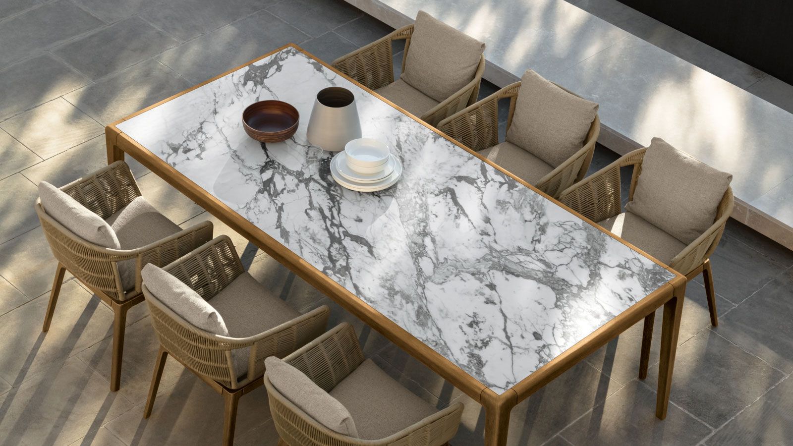 Marble Outdoor Tables With Regard To 2020 Outdoor Dining Tables (View 12 of 15)