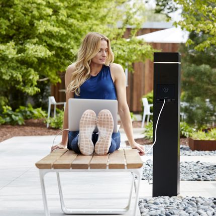 Most Current Charging Station With Accent Light – Outdoor Charging Station For Outdoor Tables With Charging Station (View 9 of 15)