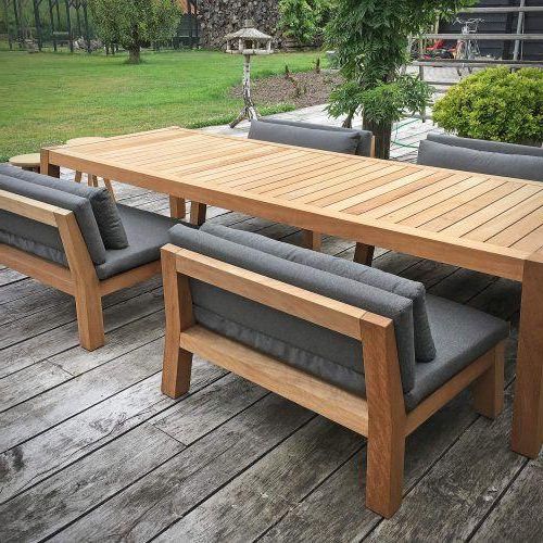 Most Popular Mahogany Outdoor Dining Table, Furniture & Home Living, Furniture, Tables &  Sets On Carousell With Regard To Mahogany Outdoor Tables (View 6 of 15)