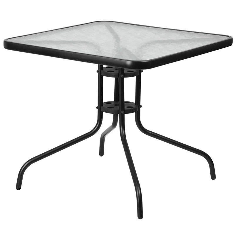 Most Popular Tempered Glass Top Outdoor Tables Intended For Tempered Glass Patio Table (View 9 of 15)
