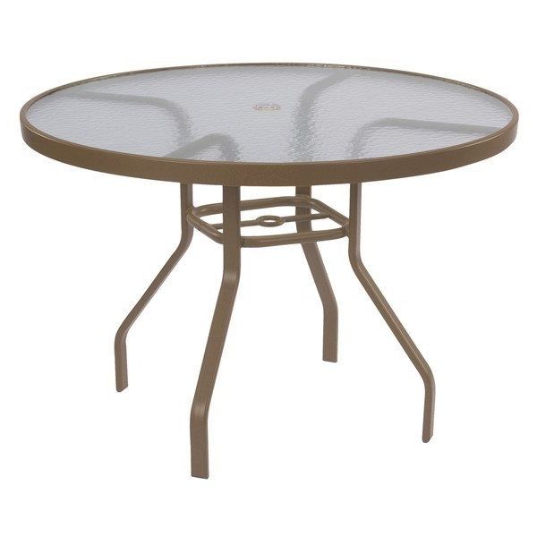 Most Recently Released Acrylic Outdoor Tables Throughout Acrylic Patio Dining Table With Aluminum Frame – Furniture Leisure (View 4 of 15)