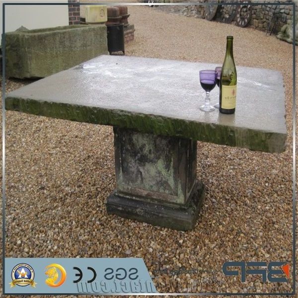 Most Recently Released Deco Stone Outdoor Tables Within Stone Table Sets, Garden Tables, Street Tables, Decorative Stone Tables  From China – Stonecontact (View 7 of 15)