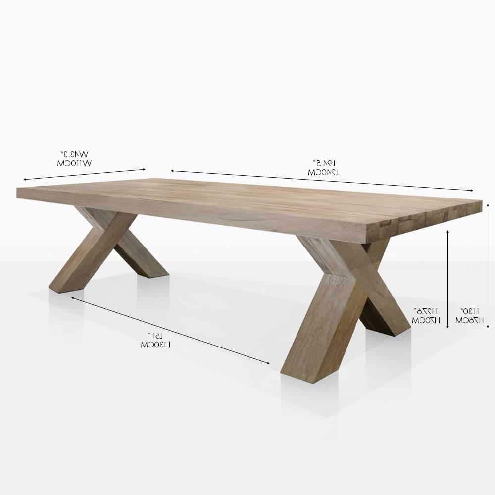 Most Recently Released Reclaimed Wood Outdoor Tables For Boxx Reclaimed Teak Outdoor Dining Table (View 15 of 15)