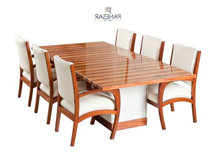 Most Up To Date Sia Dining Tablepanesar Interiors. Crafted Using Mahogany, Rosewood And  Cherry Wood (View 12 of 15)