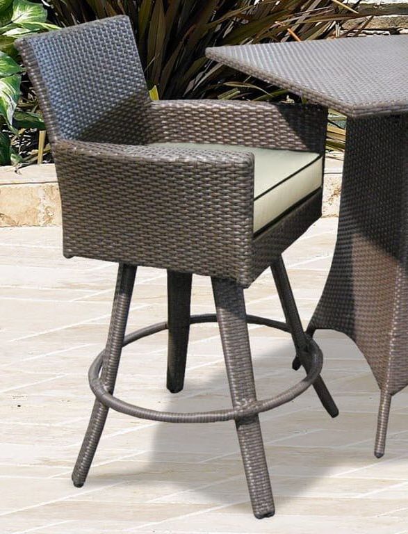 Most Up To Date Universal Outdoor Patio Furniture Universal 25” Counter Height Swivel Stool  – Patiohq Pertaining To Swivel Outdoor Tables (View 5 of 15)