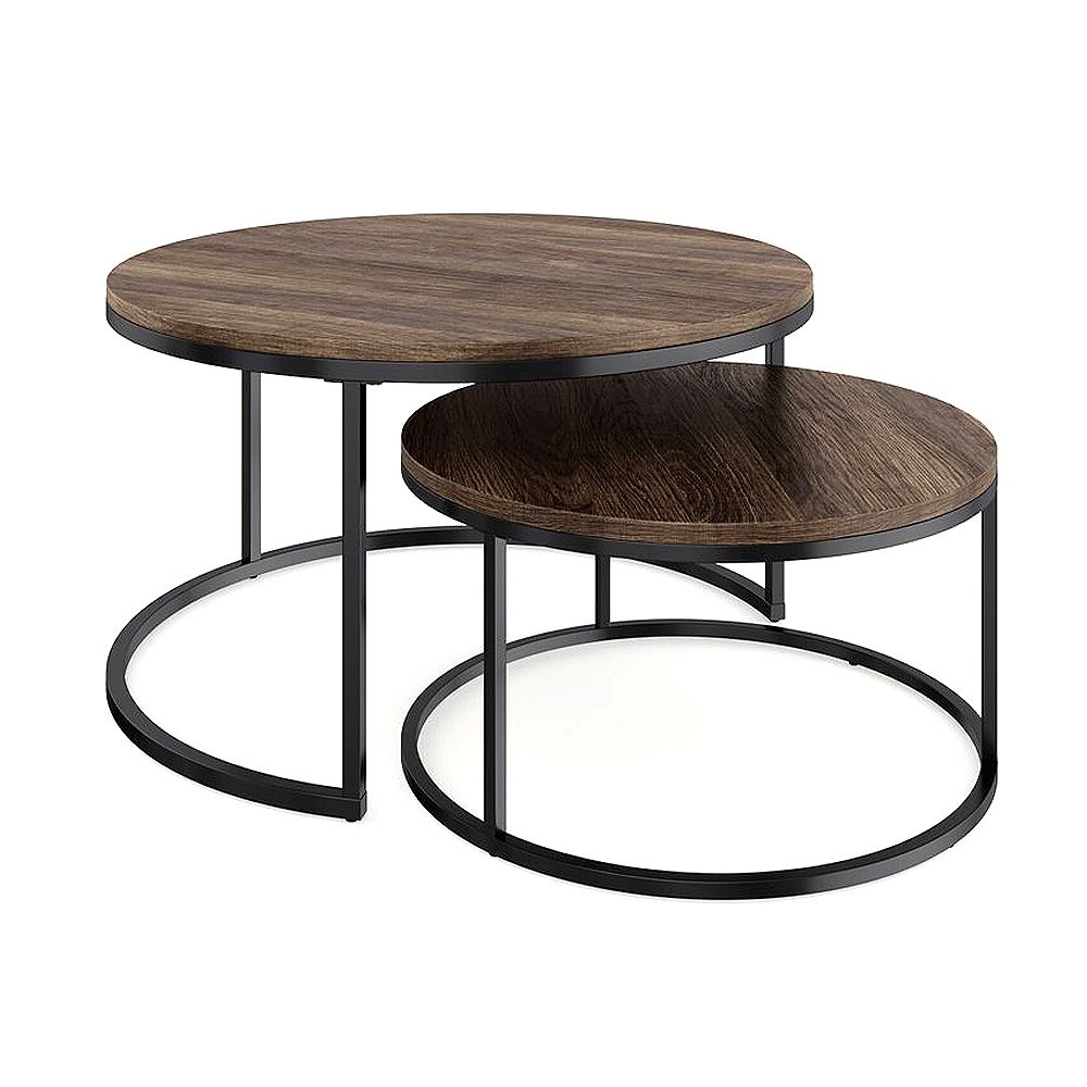 New Design 2 Tier Wooden Living Room Furniture Iron Wire Side Coffee Table  Modern Black Round Wood Coffee Table – Buy Coffee Table,round Wood Coffee  Table,coffee Table Living Room Furniture Product On For Widely Used Modern 2 Tier Outdoor Tables Outdoor Tables (View 12 of 15)