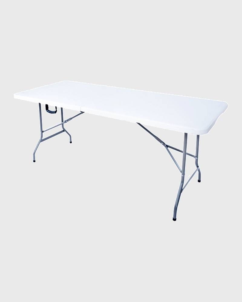 Open Shelf Outdoor Tables In Most Recent Folding Outdoor Table In Plastic – Mobili Rebecca (View 1 of 15)