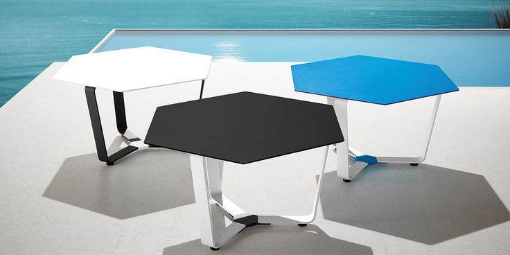 Outdoor  Furniture Collections, Big Table, Contemporary Design Regarding Diamond Shape Outdoor Tables (View 3 of 15)