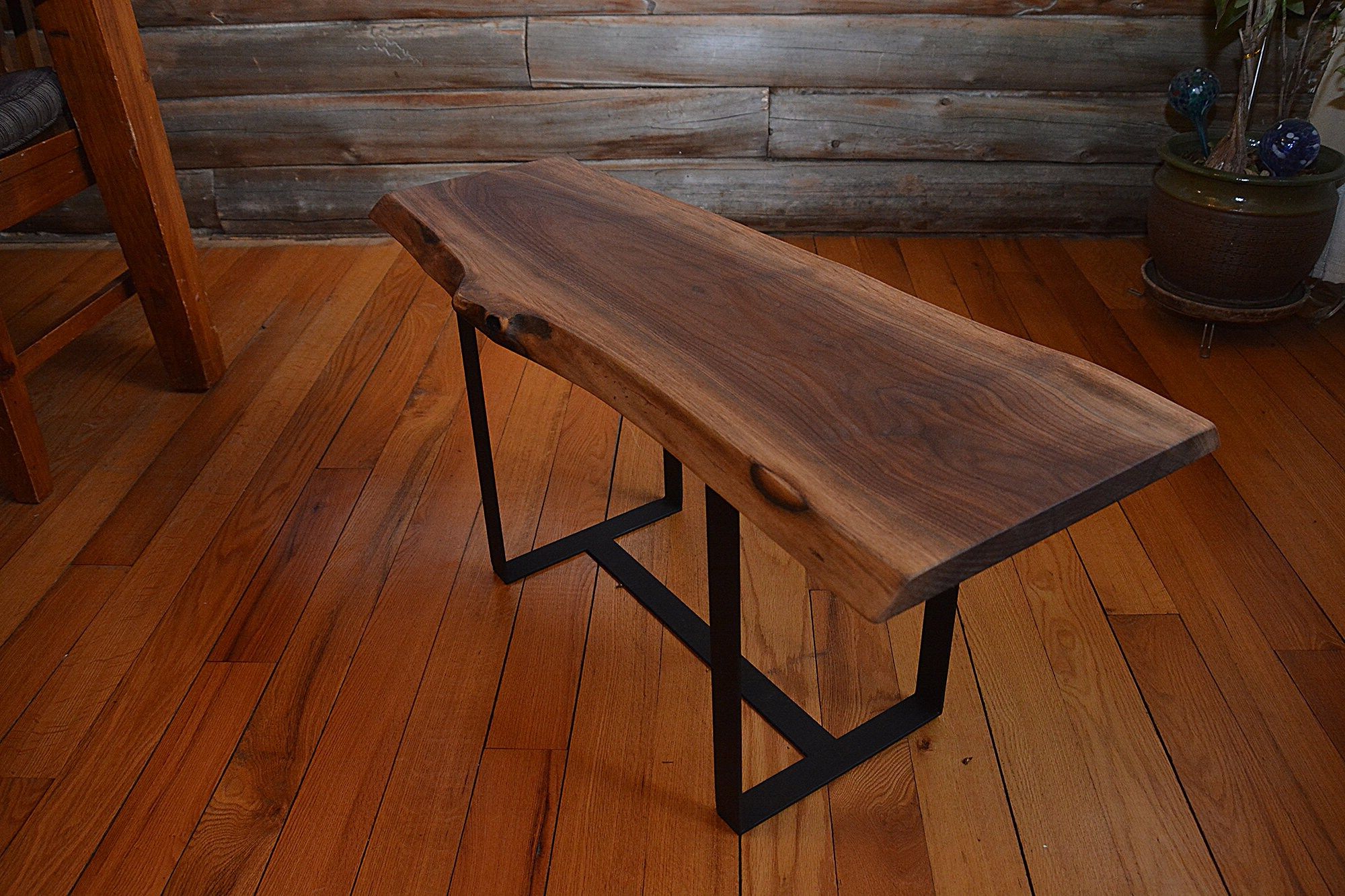 Outdoor Walnut Table – Etsy Pertaining To Trendy Warm Walnut Outdoor Tables (View 6 of 15)
