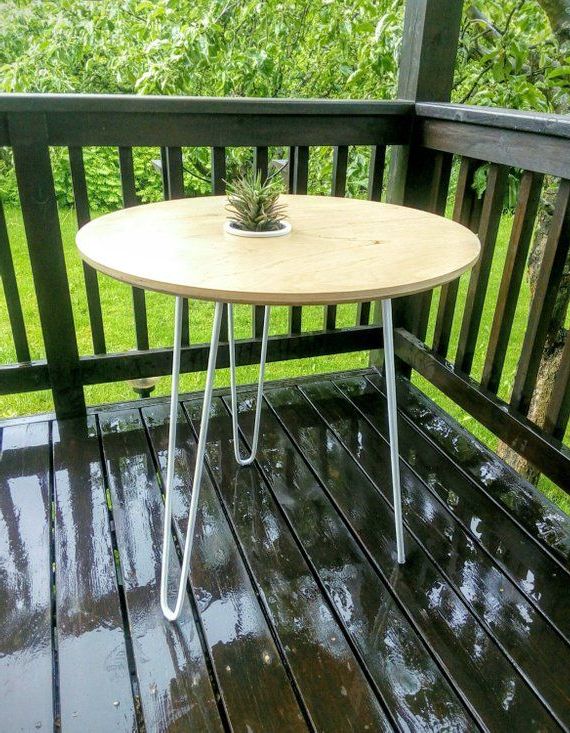 Plywood Table,  Round Outdoor Table, Table With 2020 Thick Acrylic Outdoor Tables (View 12 of 15)