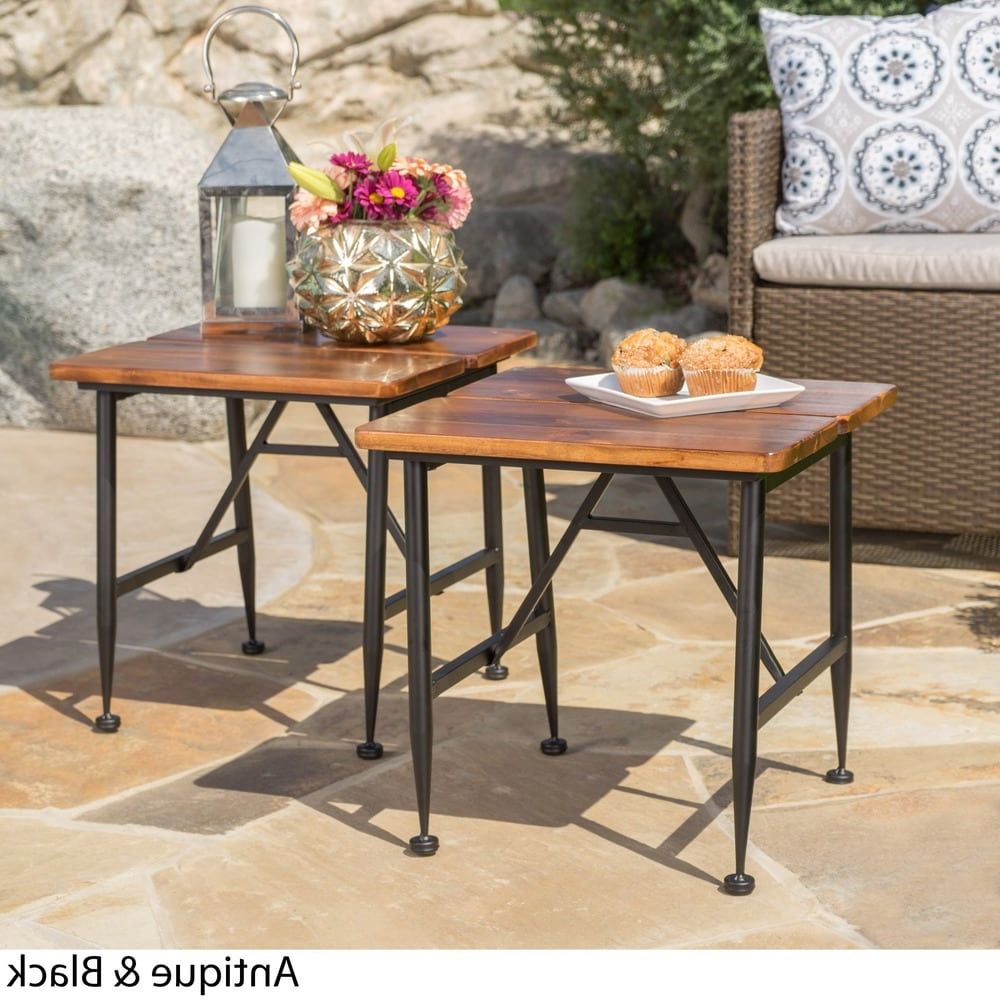 Popular Buy Wood Outdoor Coffee & Side Tables Online At Overstock (View 13 of 15)