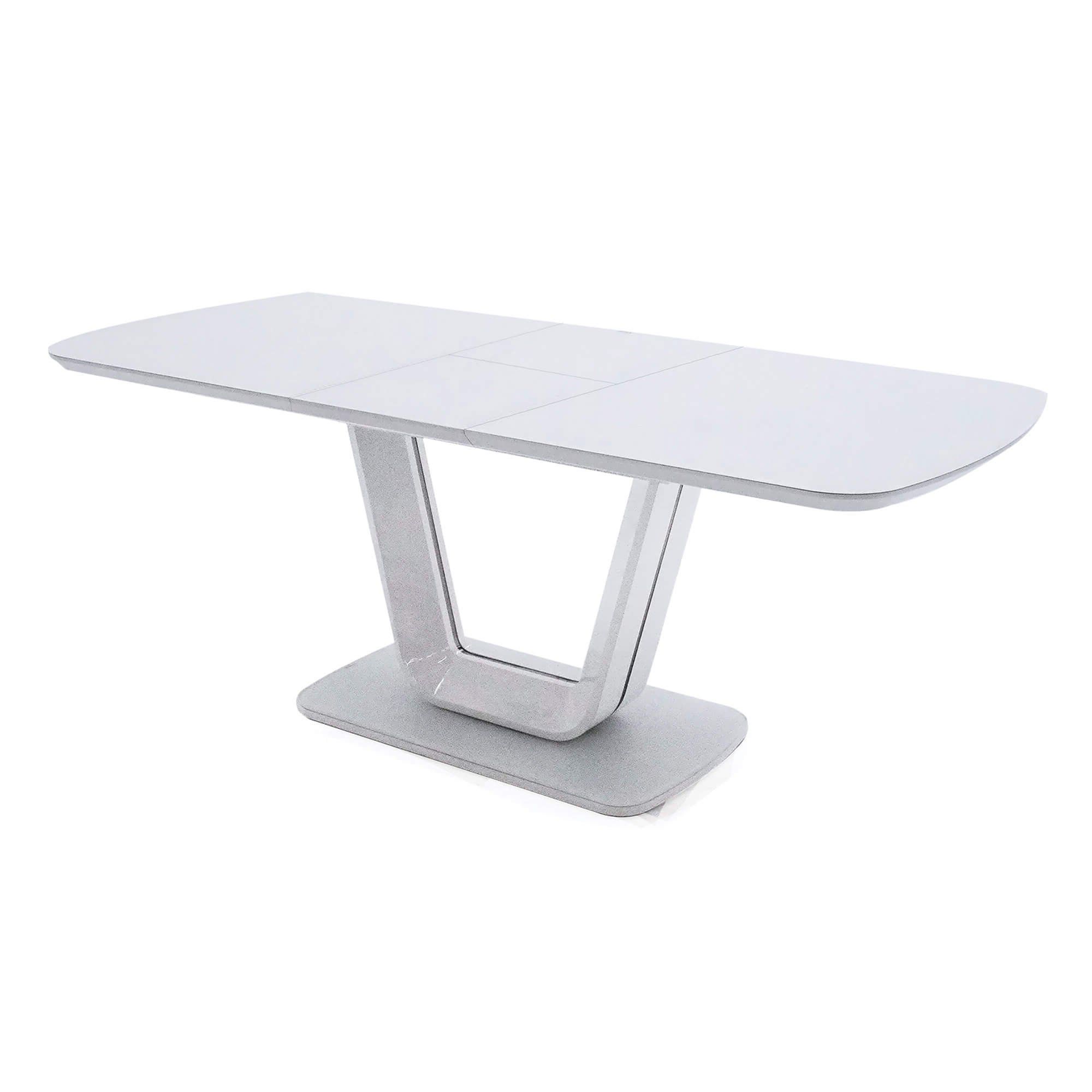 Preferred Ultimate White High Gloss 160cm Extending Dining Table Inside High Gloss Outdoor Tables (View 14 of 15)