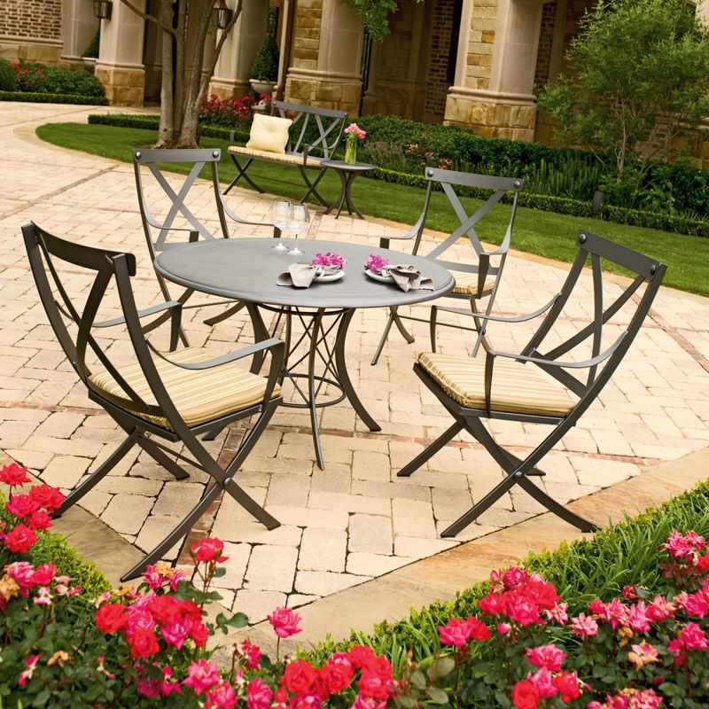 Recent Iron Outdoor Tables Intended For The Wrought Iron Outdoor Furniture Buyer's Guide – Patio Productions (View 10 of 15)