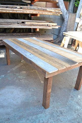 Reclaimed Vintage Outdoor Tables Throughout Favorite E&k Vintage Wood Fine Reclaimed Wood – E&k Vintage Wood Inc (View 8 of 15)
