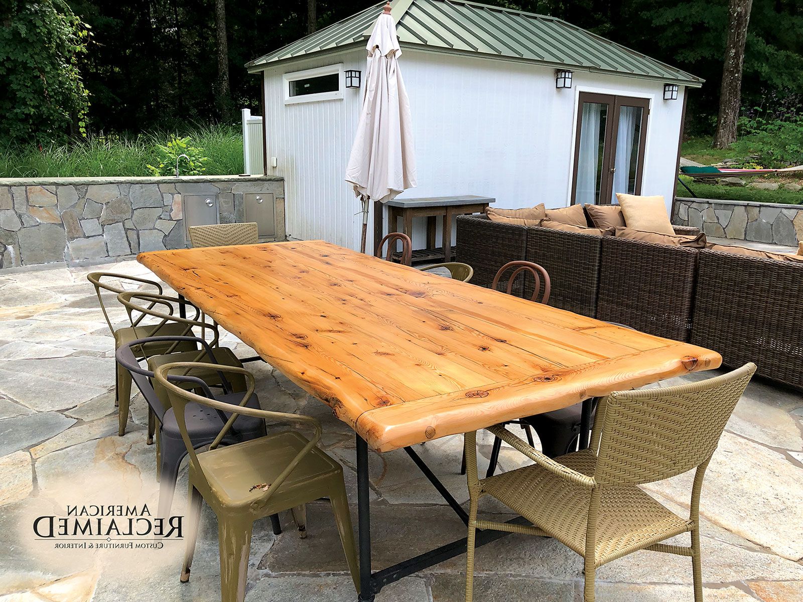 Reclaimed Wood Outdoor Tables Regarding Trendy Outdoor – American Reclaimed (View 2 of 15)