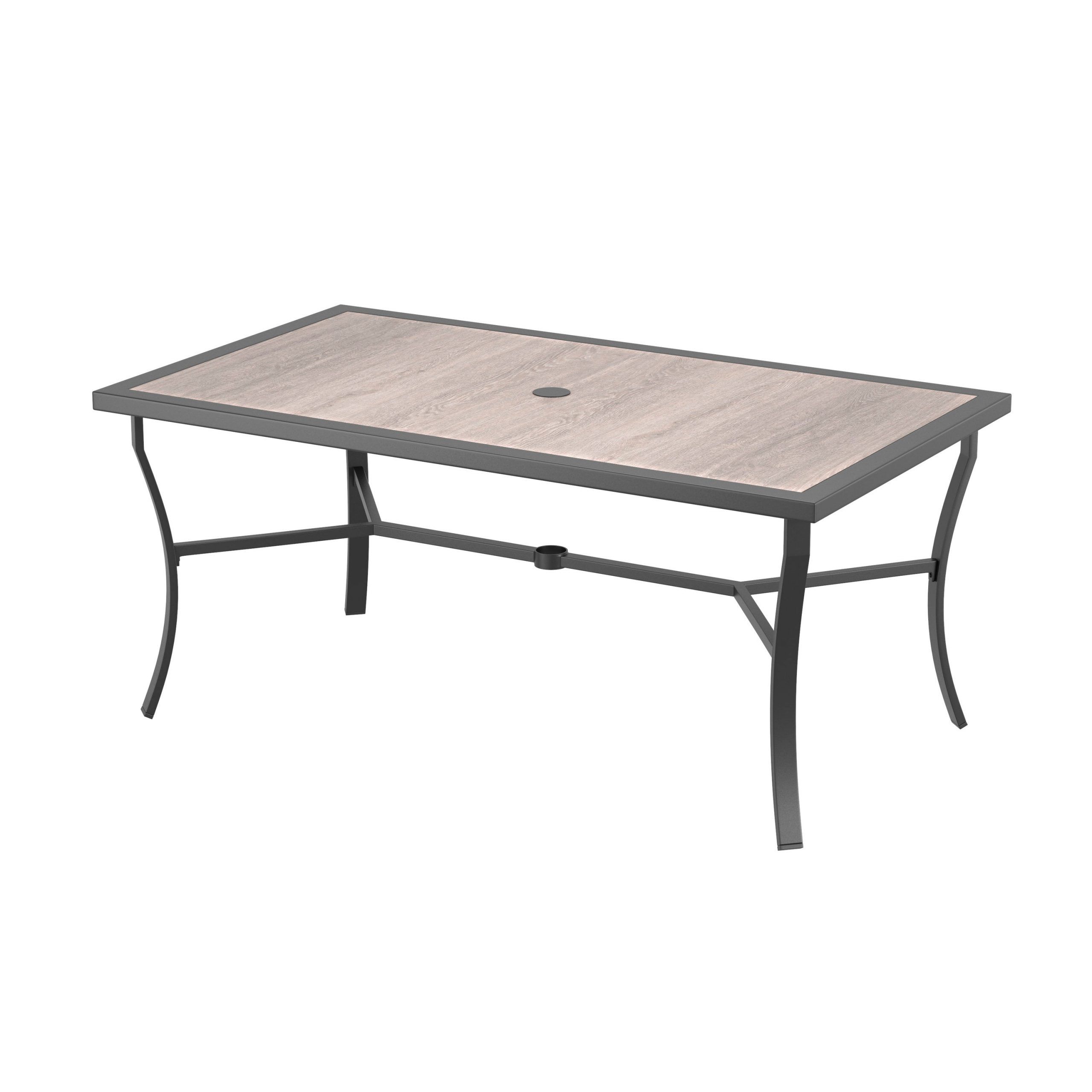 Rectangle Outdoor Tables In Popular Style Selections Chatham Rectangle Outdoor Dining Table 67.83 In W X   (View 7 of 15)