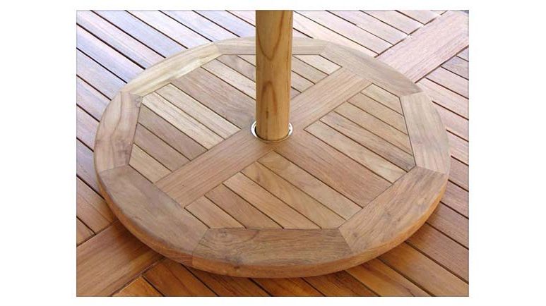 Rotating Tray 50 Cm – Indonesia Teak Garden Furniture Manufacturer For Most Popular Wood Rotating Tray Outdoor Tables (View 8 of 15)