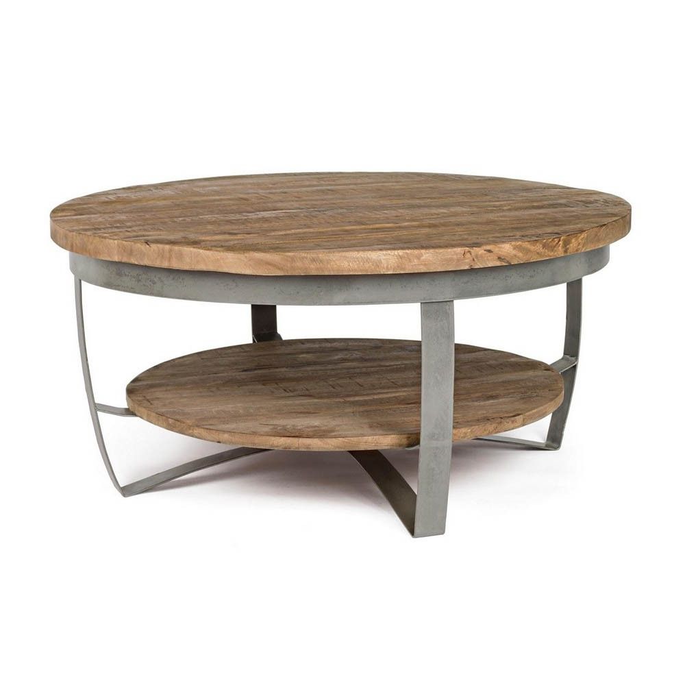 Round Industrial Outdoor Tables For Preferred Narvik Round Coffee Tablebizzotto (View 1 of 15)