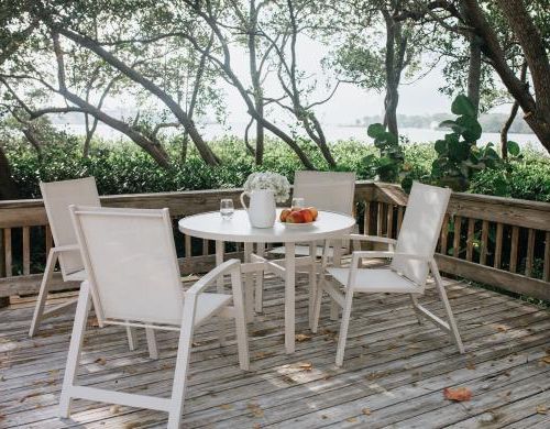 Round Patio Dining Table For 2019 Round Industrial Outdoor Tables (View 14 of 15)