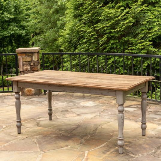 Rustic Farm Table, Farm Table,  Farmhouse Style Regarding Old Elm Outdoor Tables (View 2 of 15)