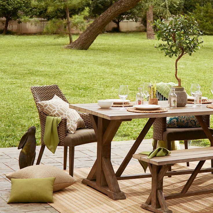 Rustic Outdoor Furniture, Patio Furniture  Layout, Patio Decor (View 7 of 15)
