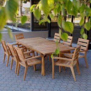 Scandinavian Outdoor Tables Intended For Most Current Scandinavian Style Outdoor Dining Archives – Teak Patio Furniture (View 4 of 15)