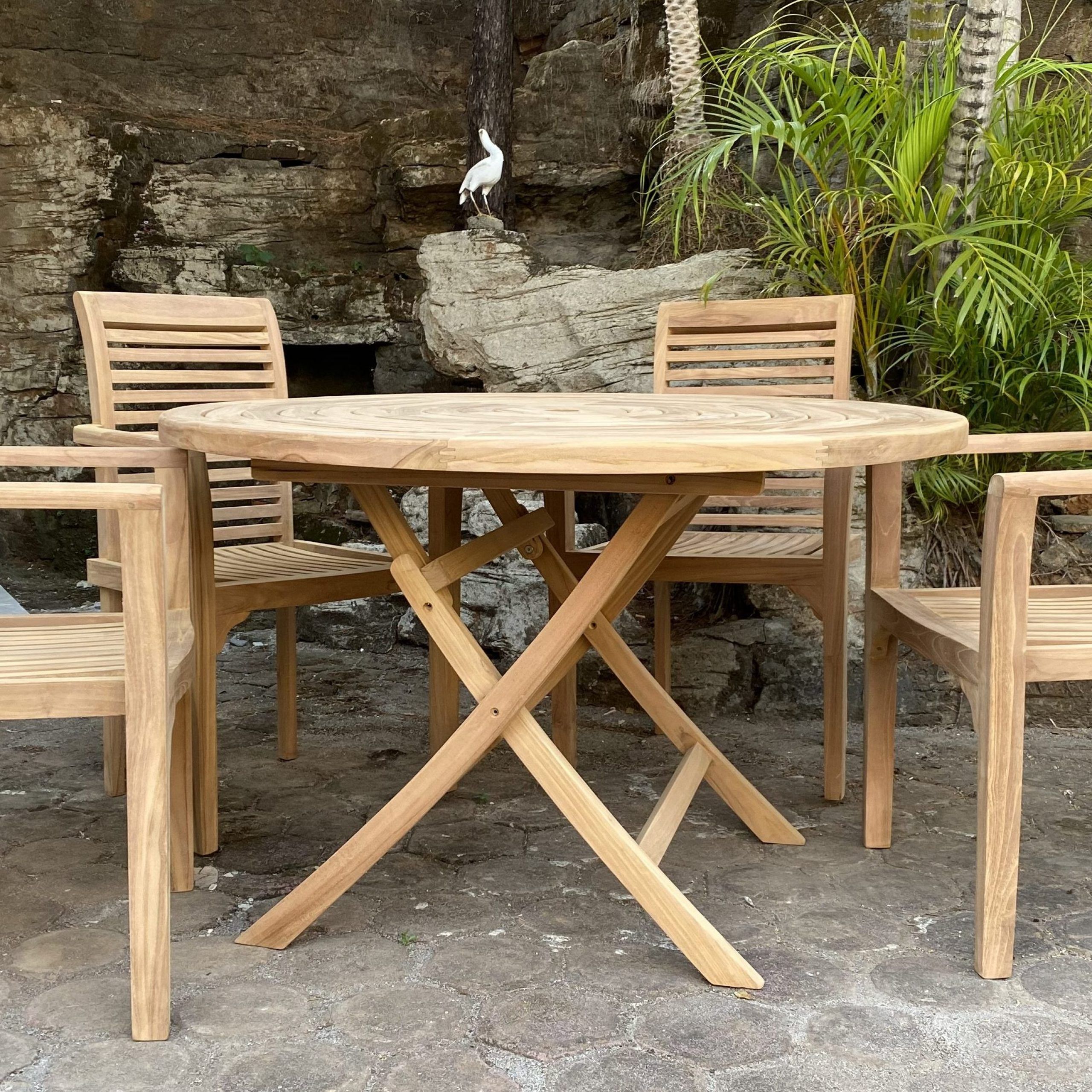 Solid Teak Wood Outdoor Tables Inside Well Known Indonesia Indoor Teak Furniture Manufacturer And Exporter – Indonesia Solid  Teak Furniture Manufacturer (View 9 of 15)
