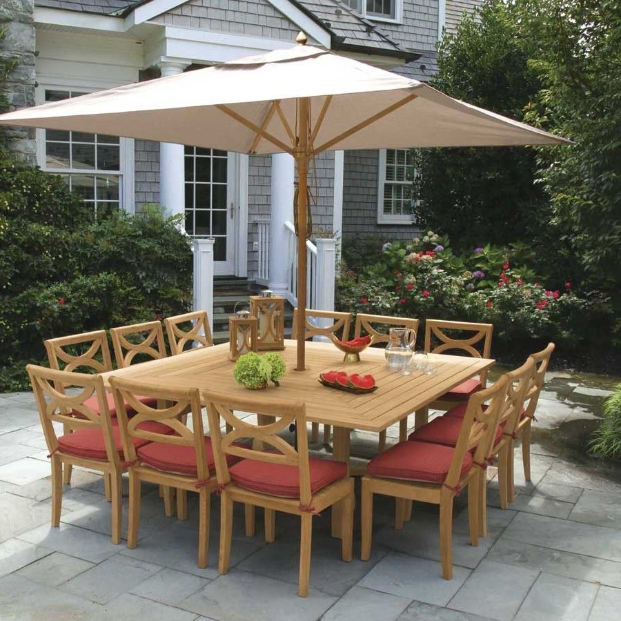 Square Outdoor Tables For Trendy Fiori® 6 Ft (View 11 of 15)