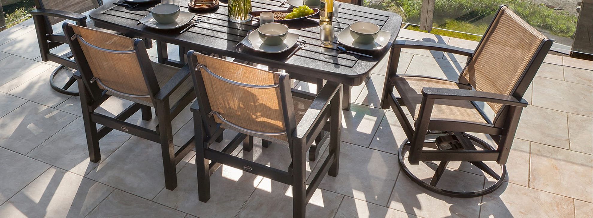 Swivel Outdoor Tables Regarding Most Up To Date Outdoor Swivel Chairs – Polywood® (View 8 of 15)