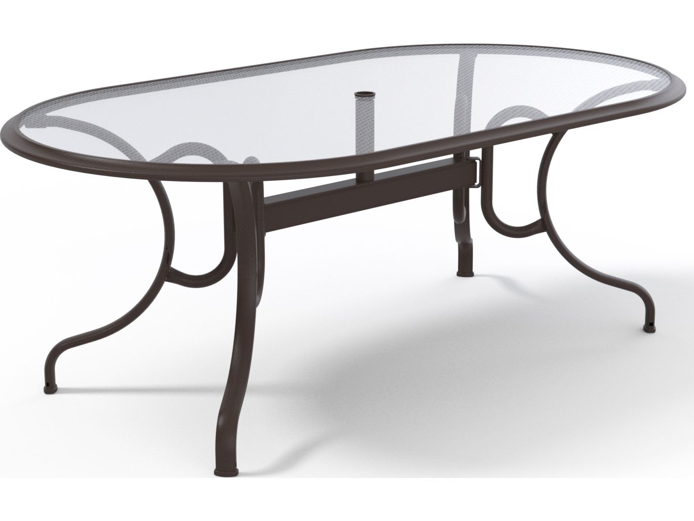 Tc3460 Intended For Most Current Glass Oval Outdoor Tables (View 8 of 15)