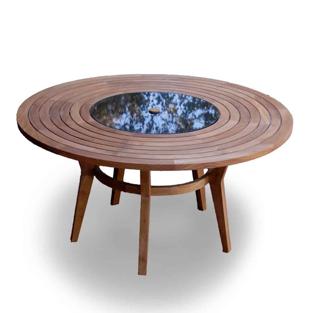 Teak Garden Furniture With Regard To Modern Round Outdoor Tables (View 4 of 15)