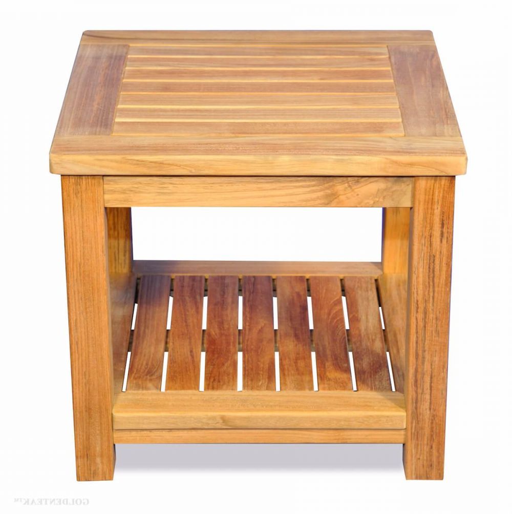 Teak Outdoor Occasional Tables (View 5 of 15)
