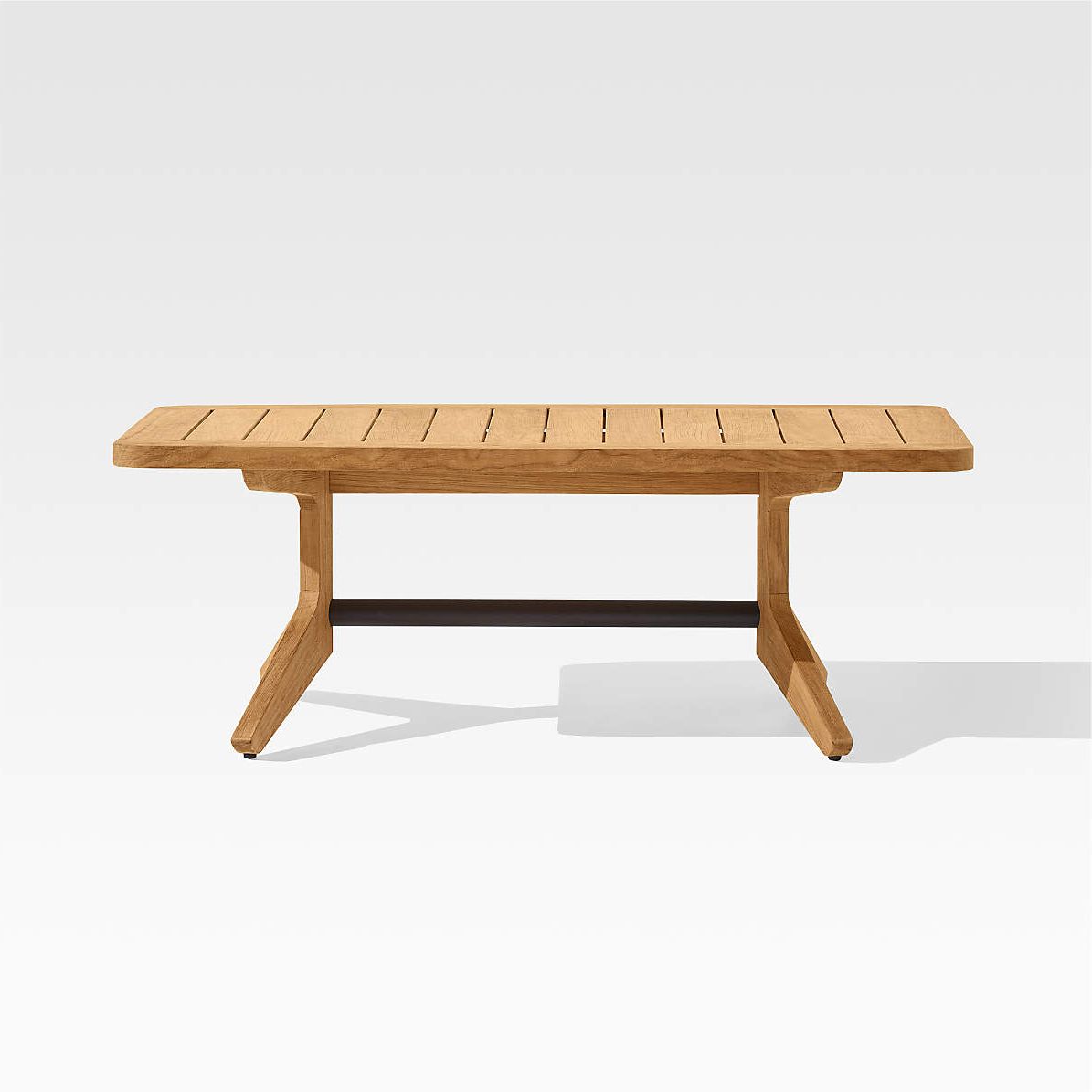 Teak Outdoor Tables For Famous Kinney Teak Wood Outdoor Patio Coffee Table + Reviews (View 7 of 15)