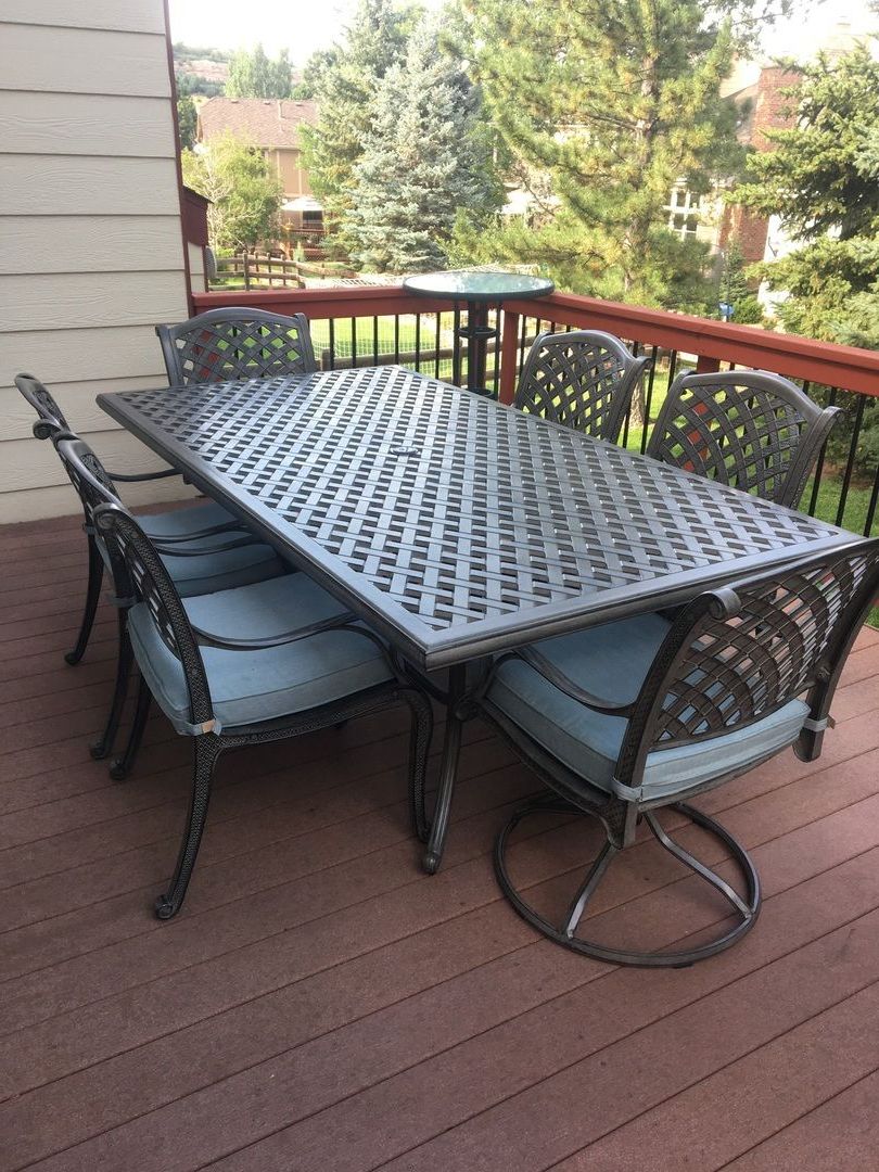 Well Known Macon 46x86 Patio Rectangular Table (View 15 of 15)