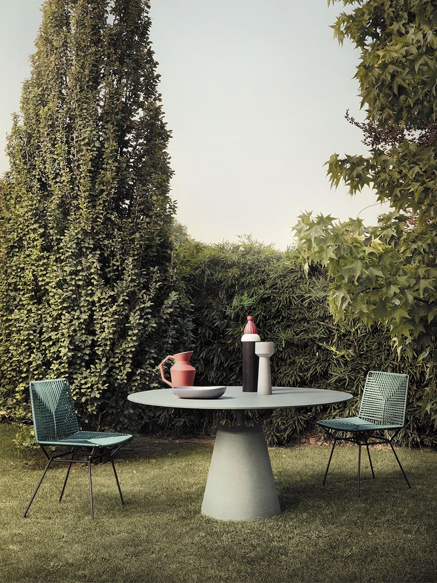 Well Known Thick Acrylic Outdoor Tables Regarding Rock Table. Round Shaped Tables, Also For Outdoor. Mdf Italia (View 6 of 15)