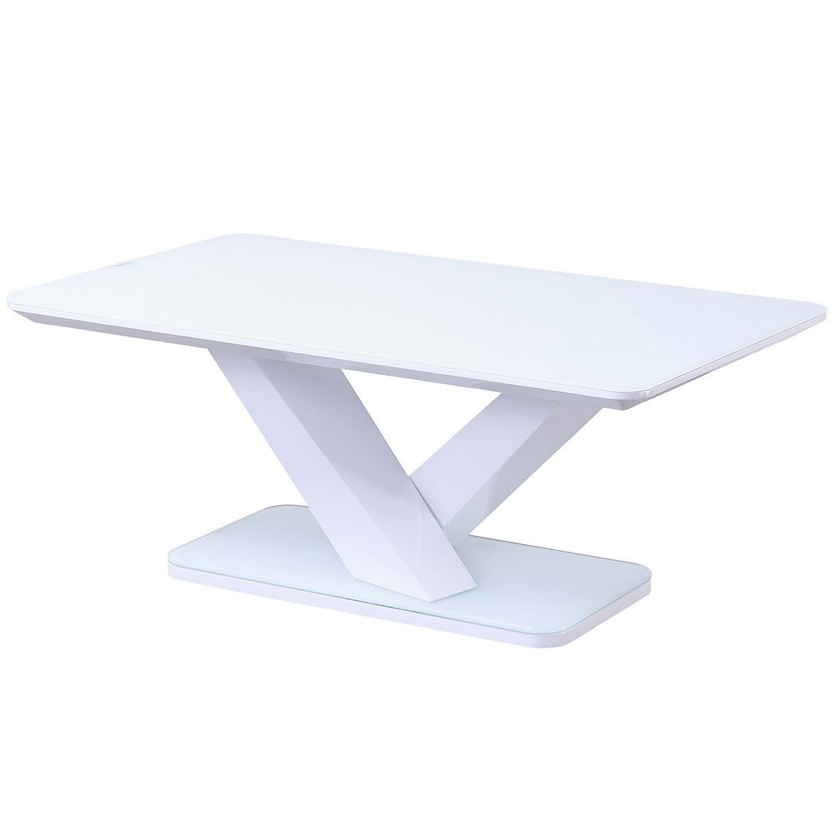 Well Liked High Gloss Outdoor Tables In Reggio White High Gloss Coffee Table (View 15 of 15)